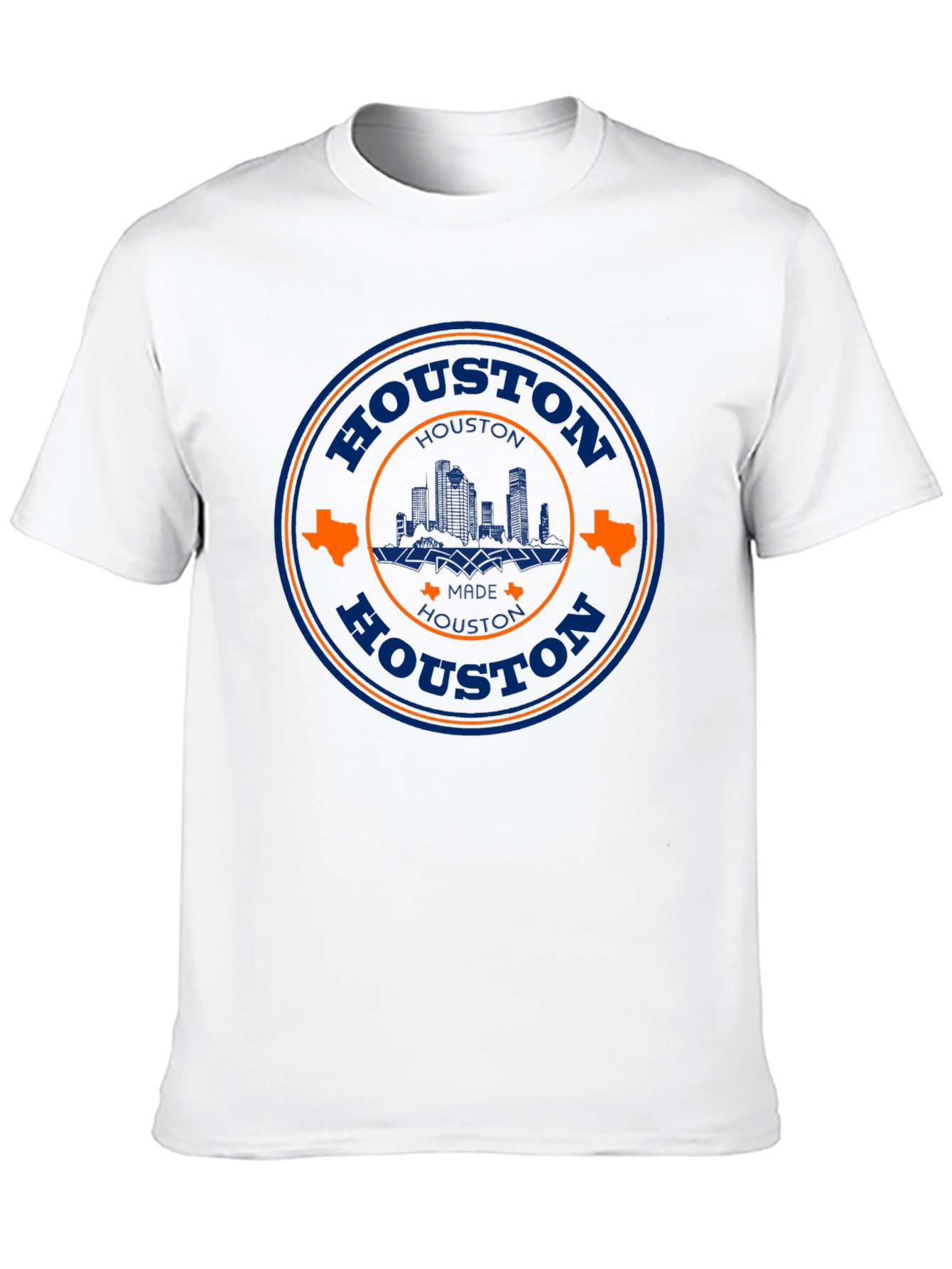 Houston Pride Graphic Tee - City Skyline Design