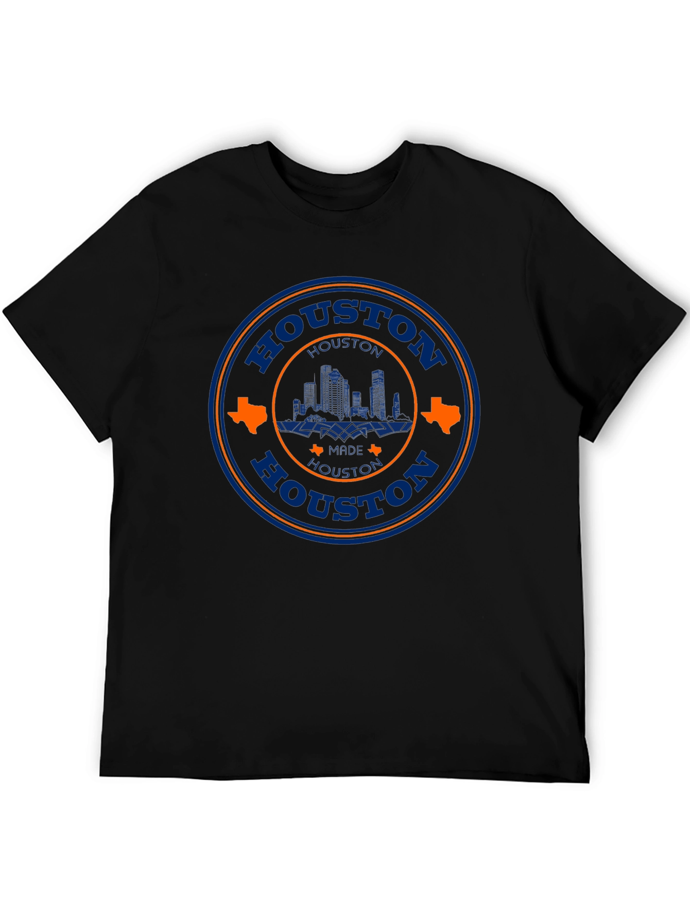 Houston Pride Graphic Tee - City Skyline Design