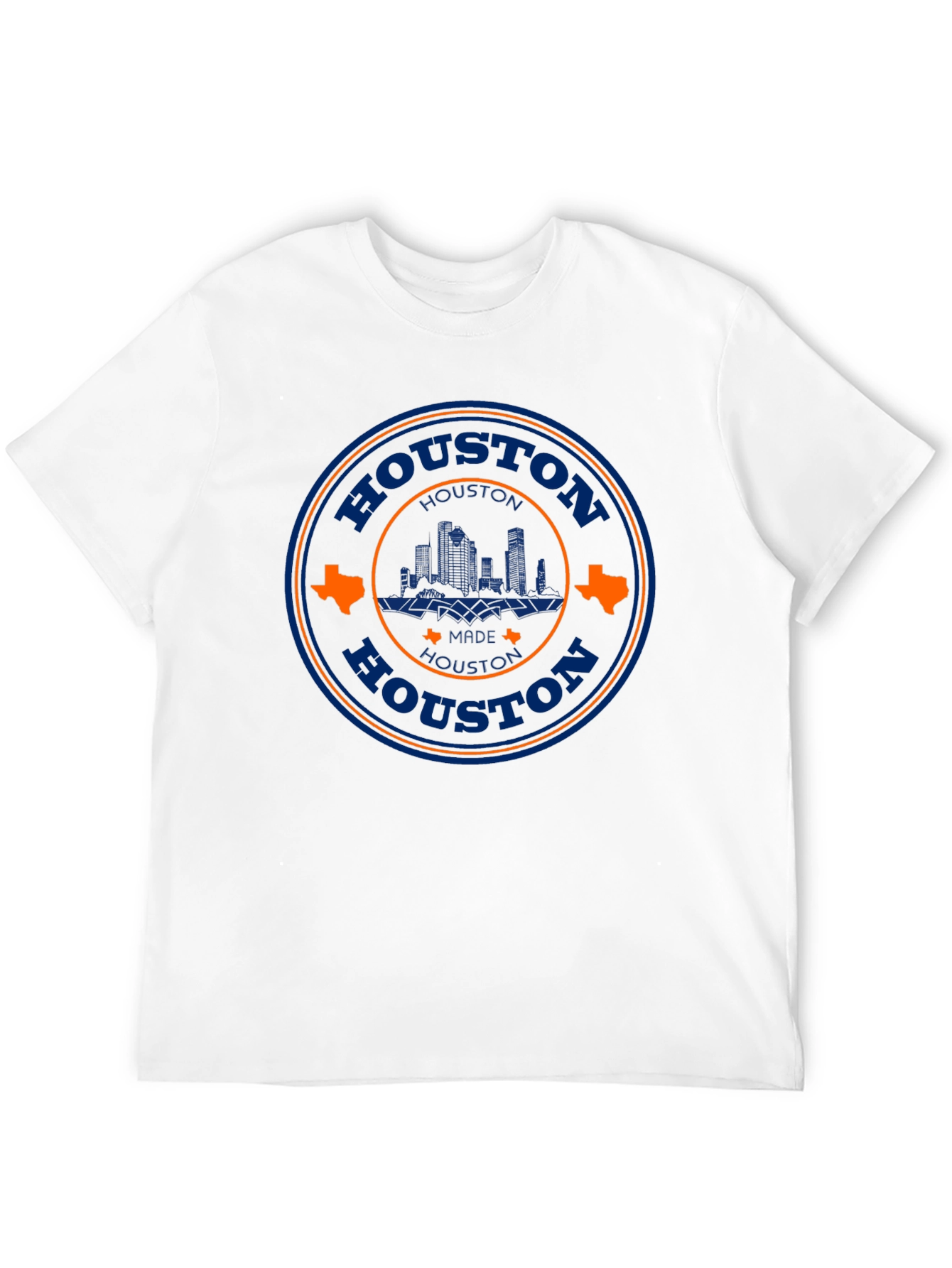 Houston Pride Graphic Tee - City Skyline Design