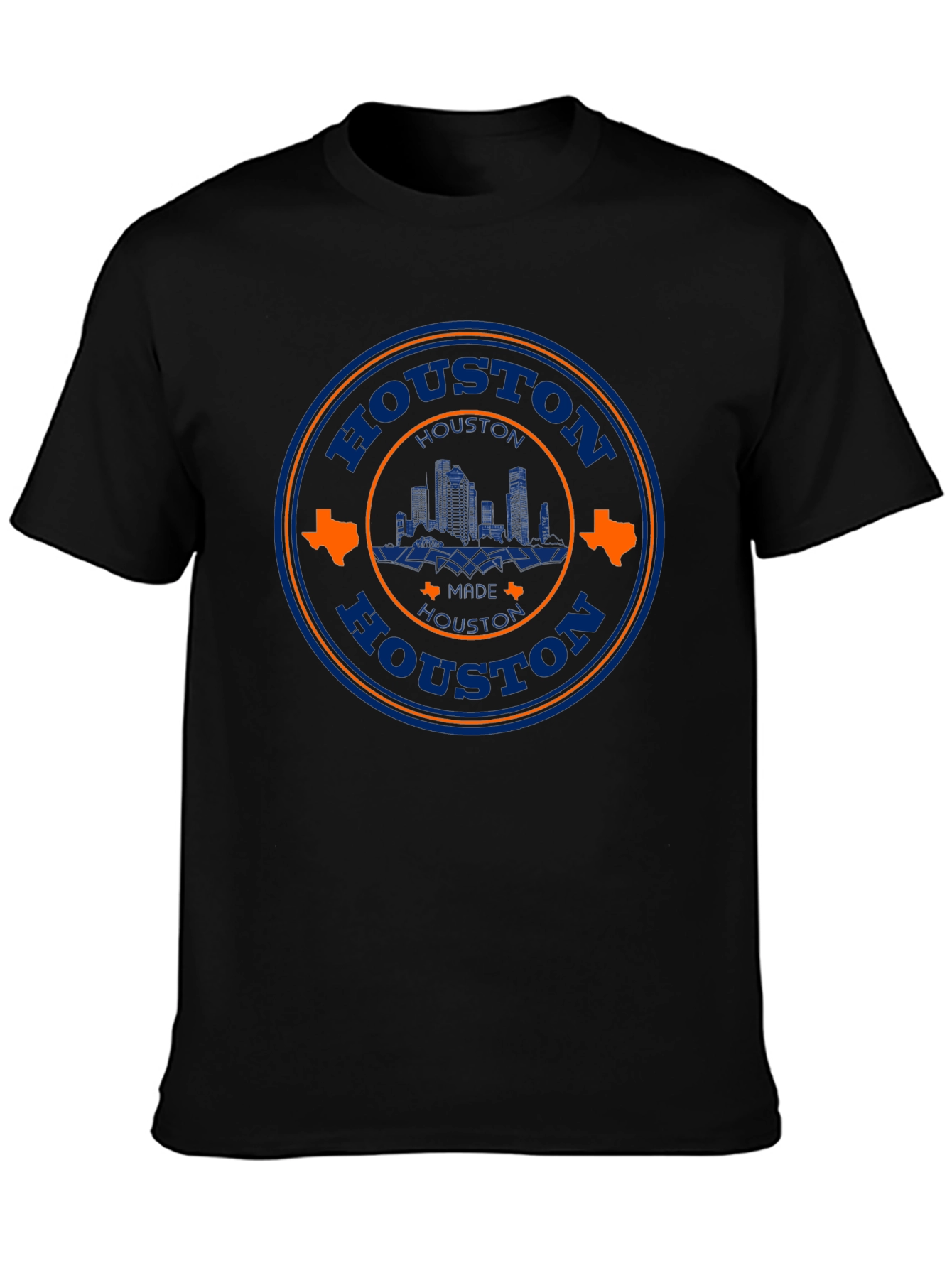 Houston Pride Graphic Tee - City Skyline Design