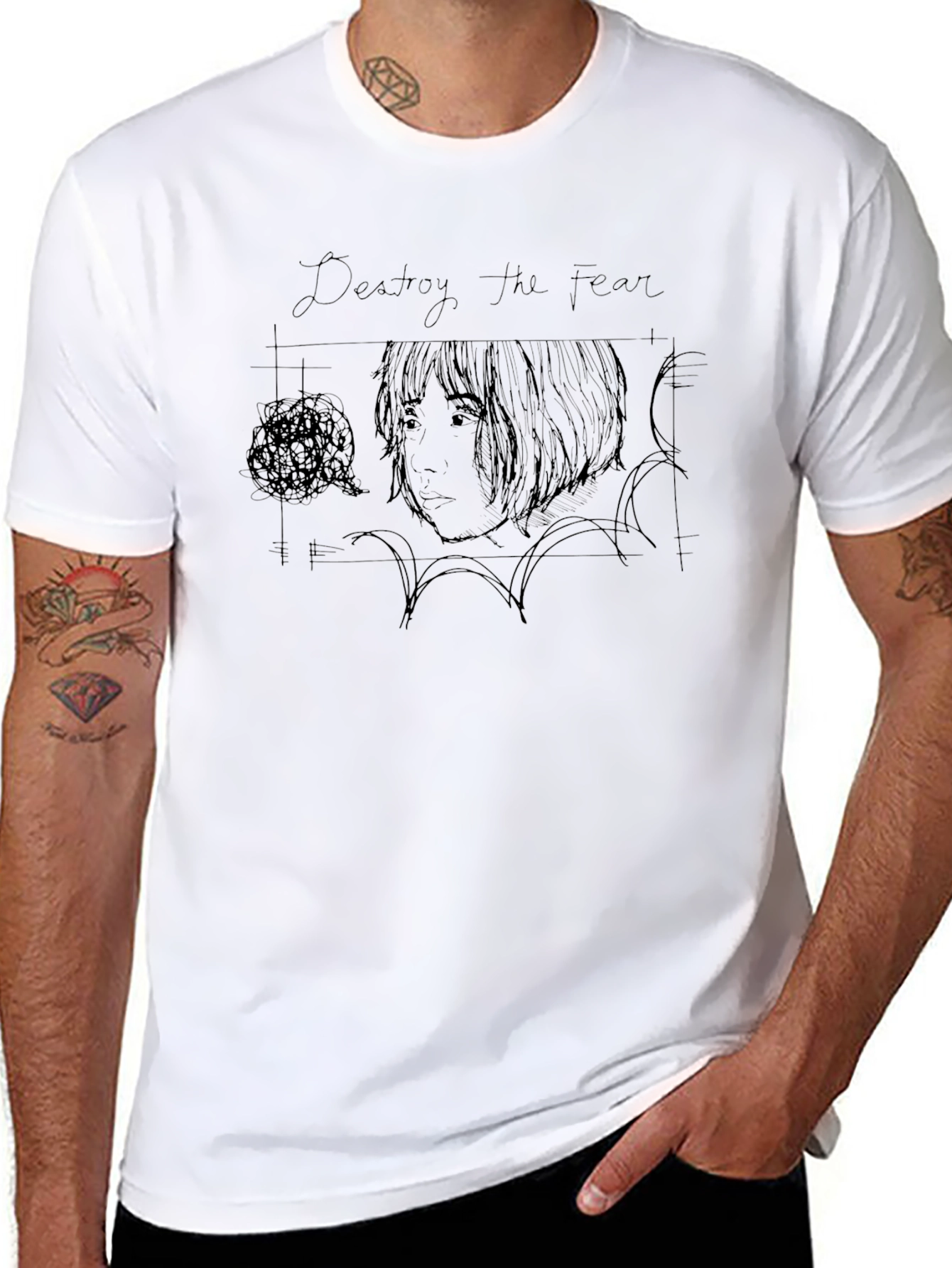 Destroy the Fear Graphic T-Shirt