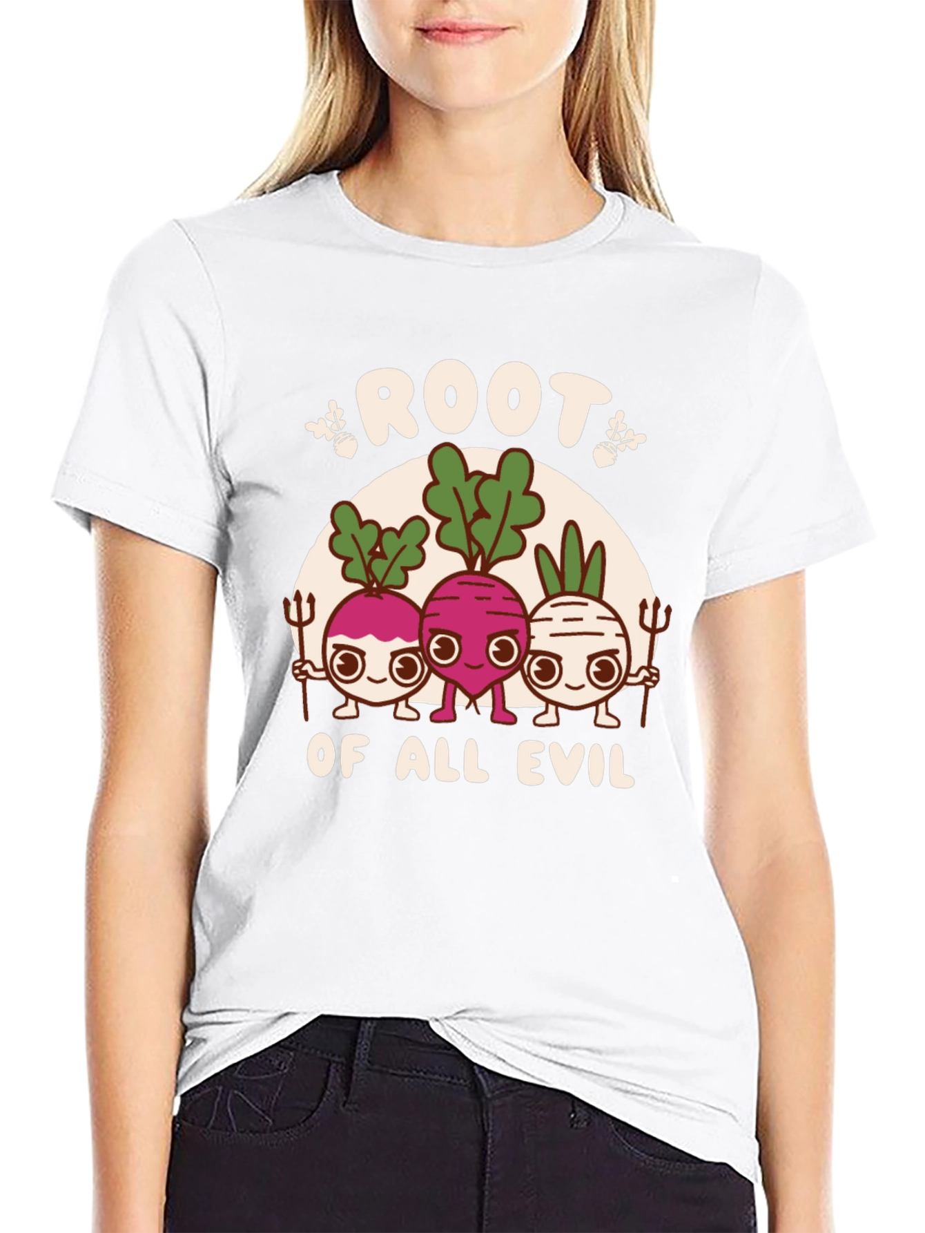 Root of All Evil Funny Graphic T-Shirt