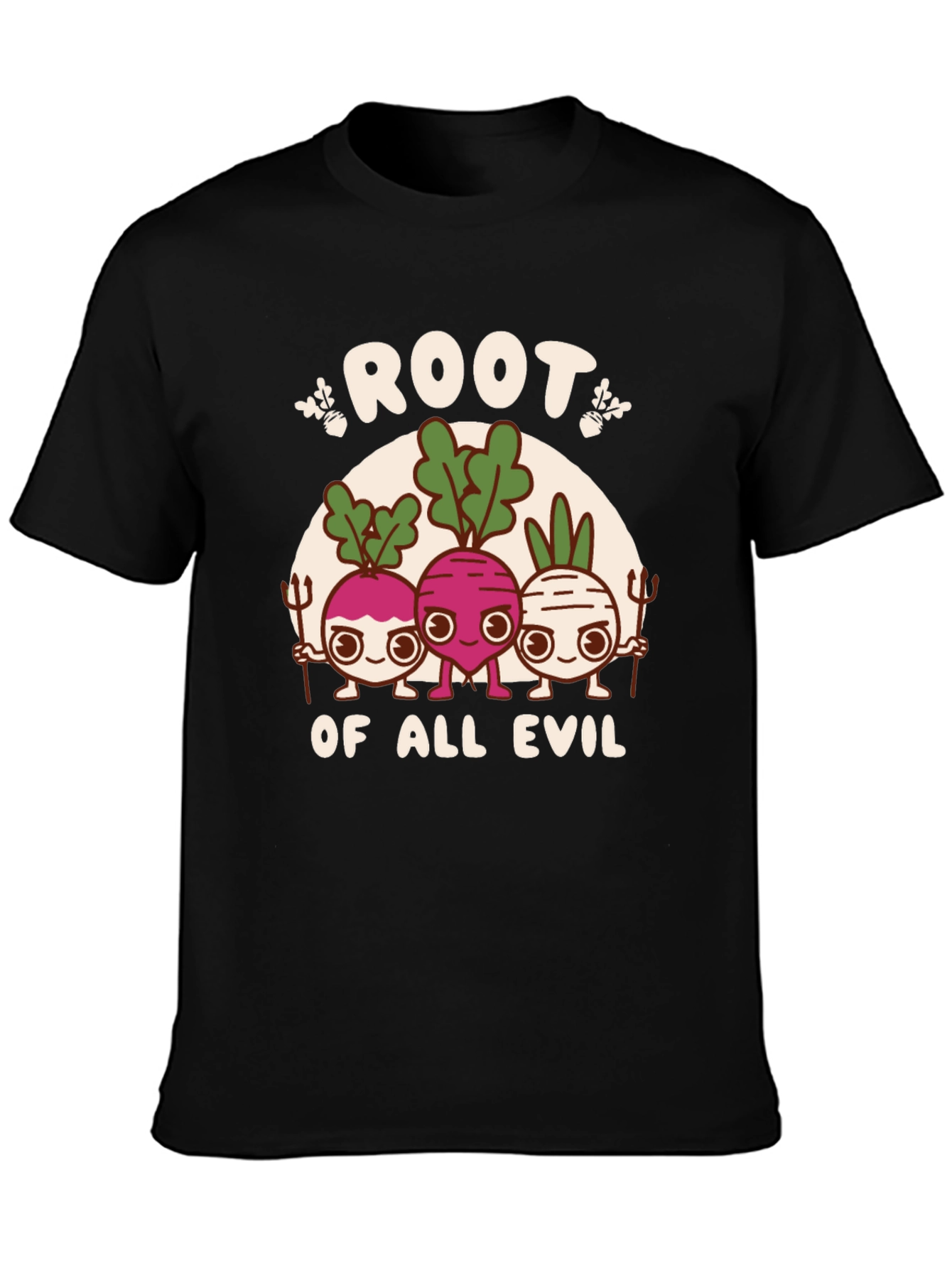 Root of All Evil Funny Graphic T-Shirt