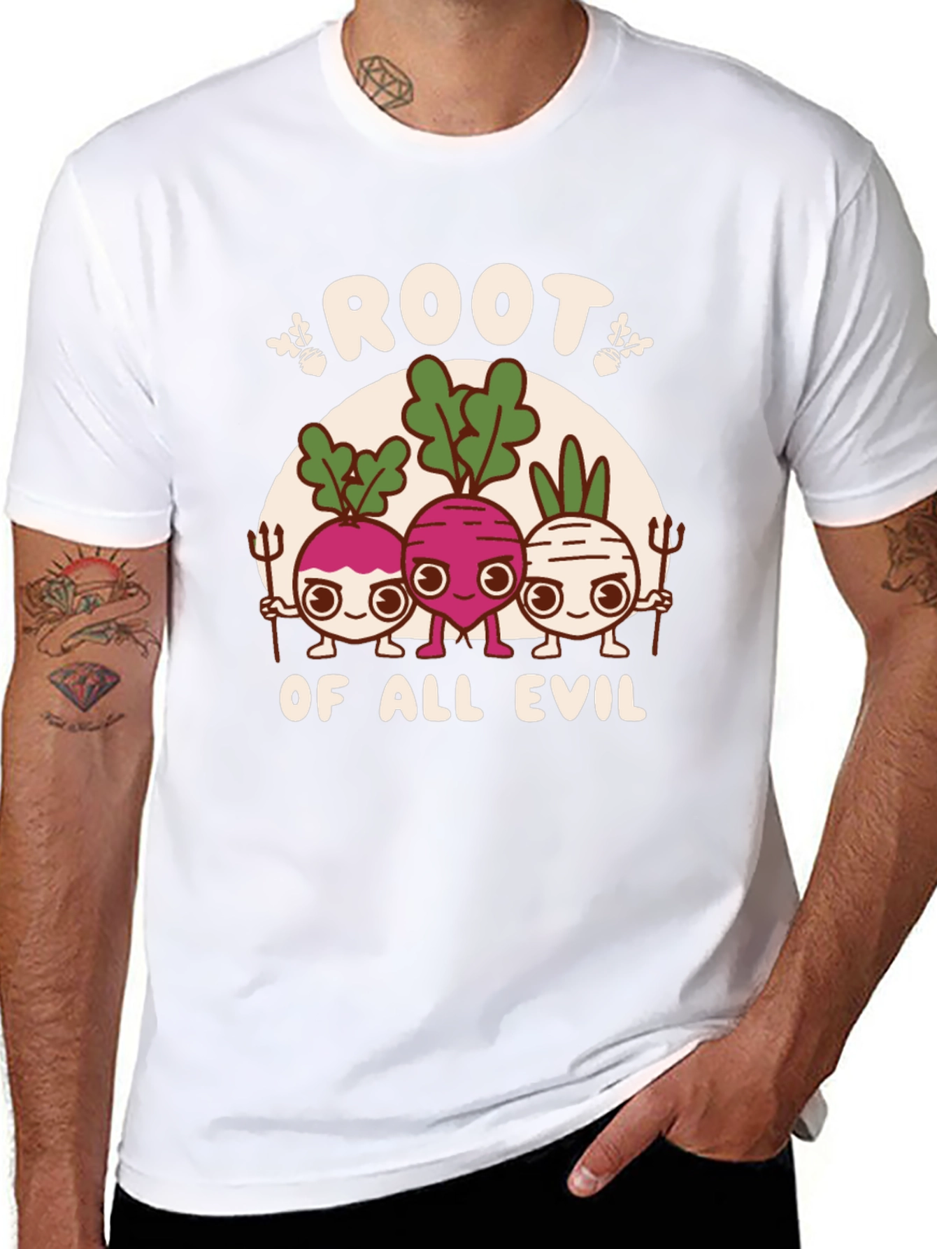 Root of All Evil Funny Graphic T-Shirt