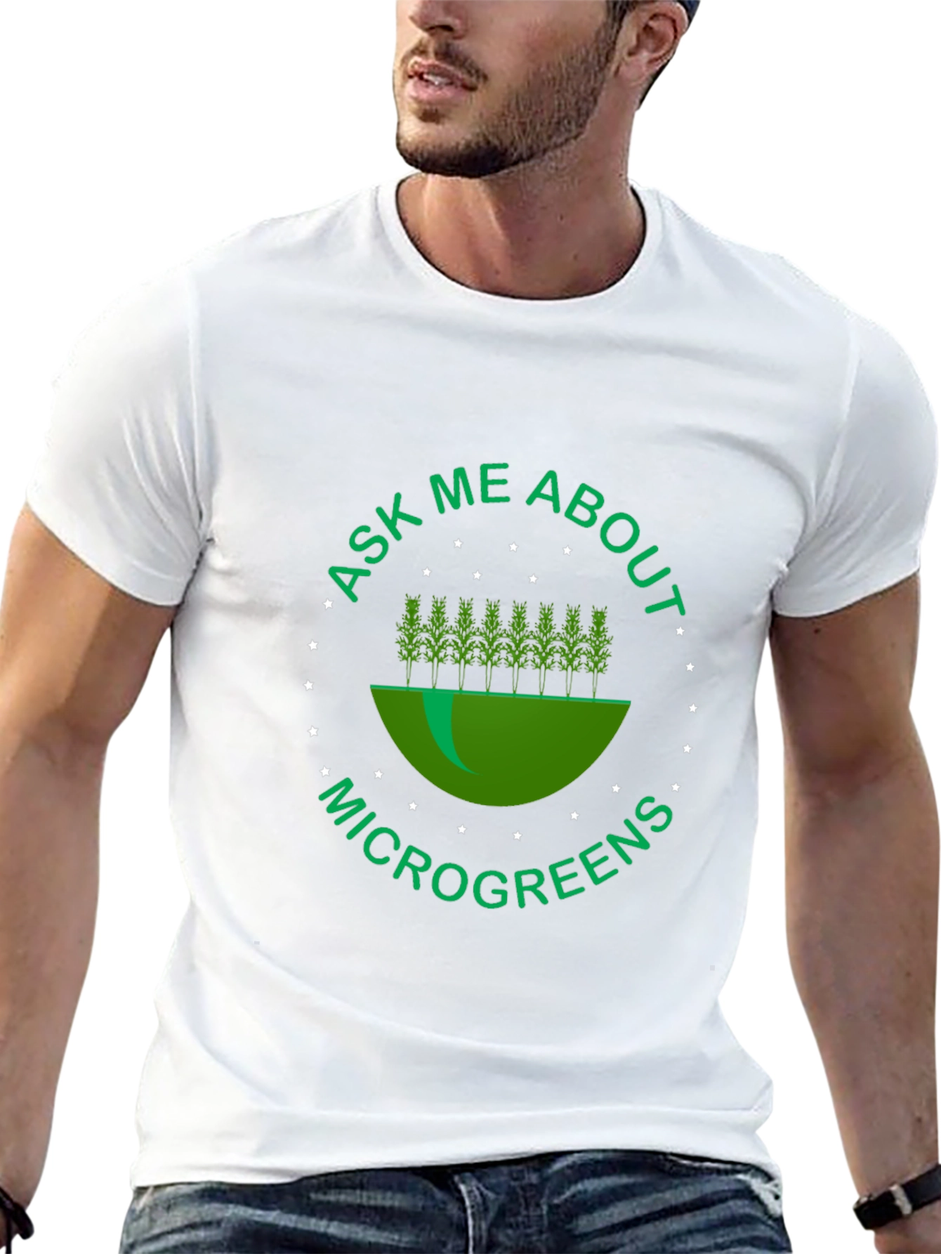 Ask Me About Microgreens Tee