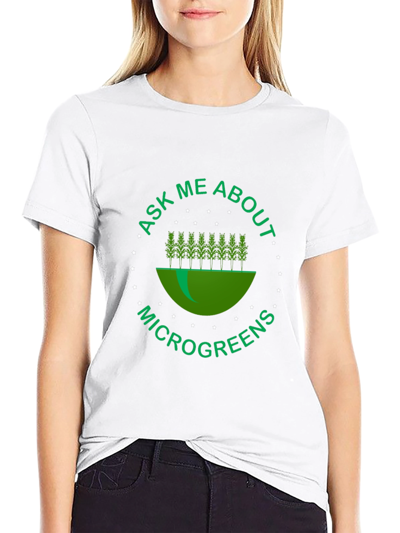 Ask Me About Microgreens Tee