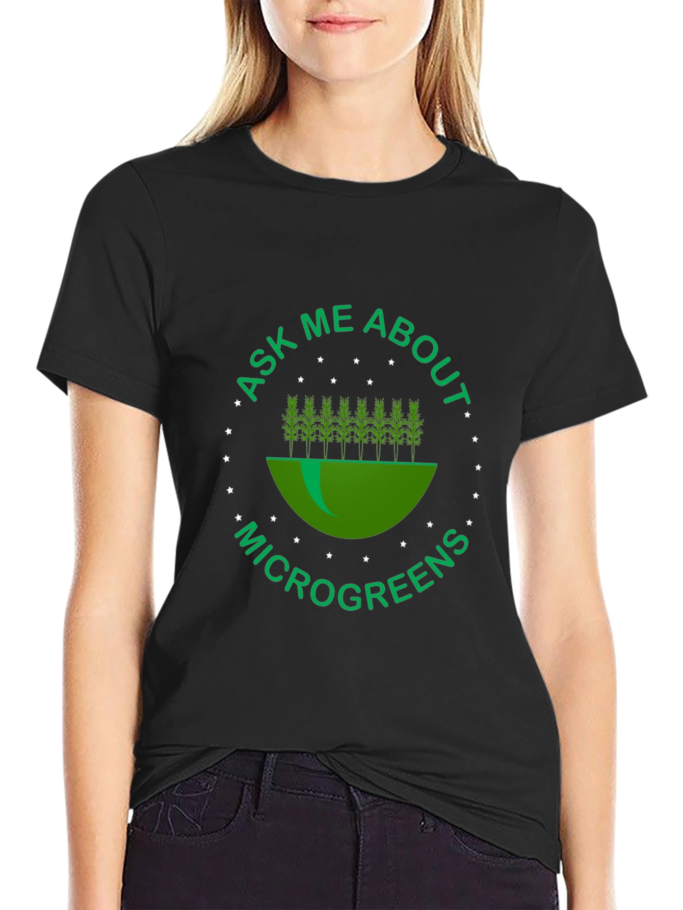 Ask Me About Microgreens Tee