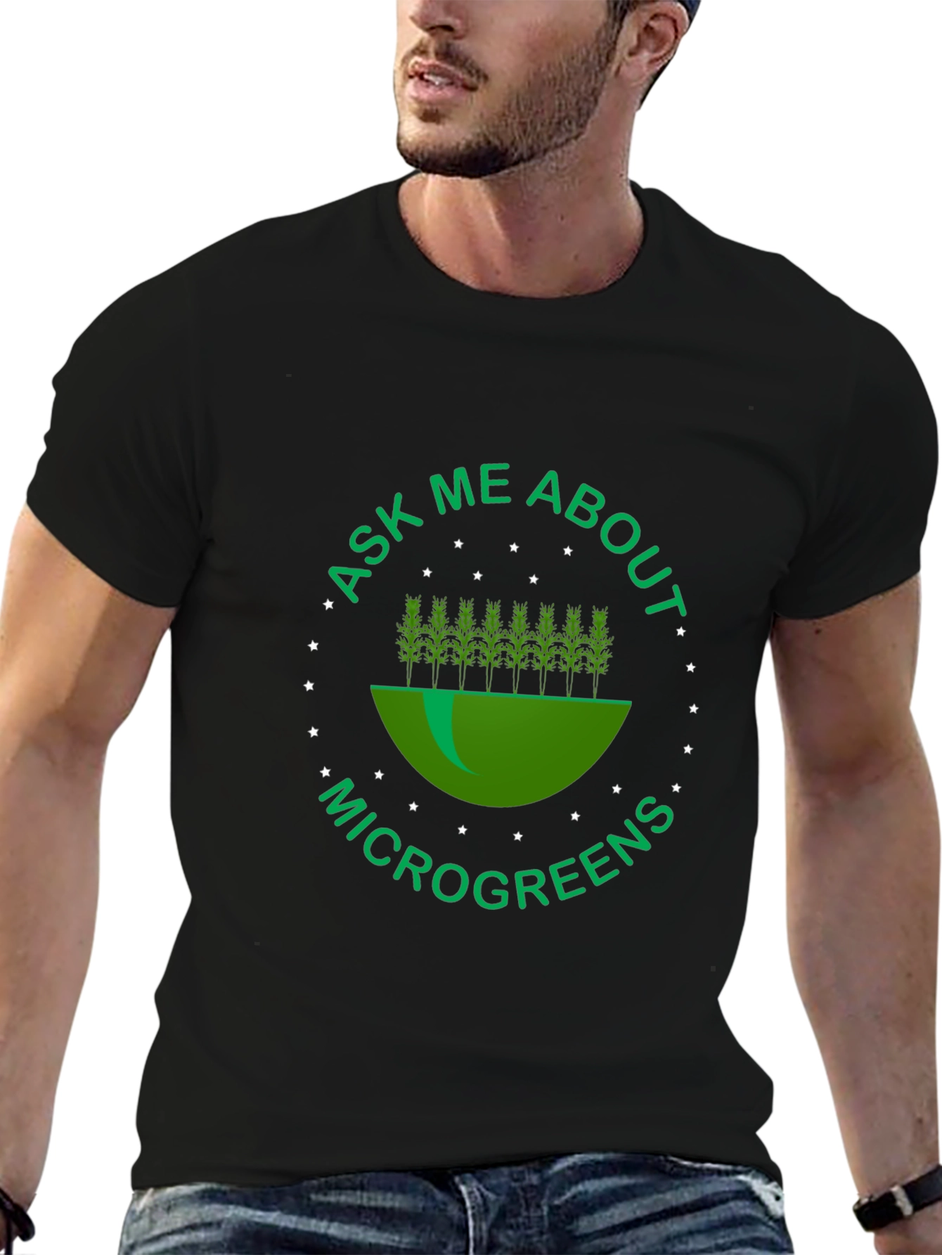 Ask Me About Microgreens Tee