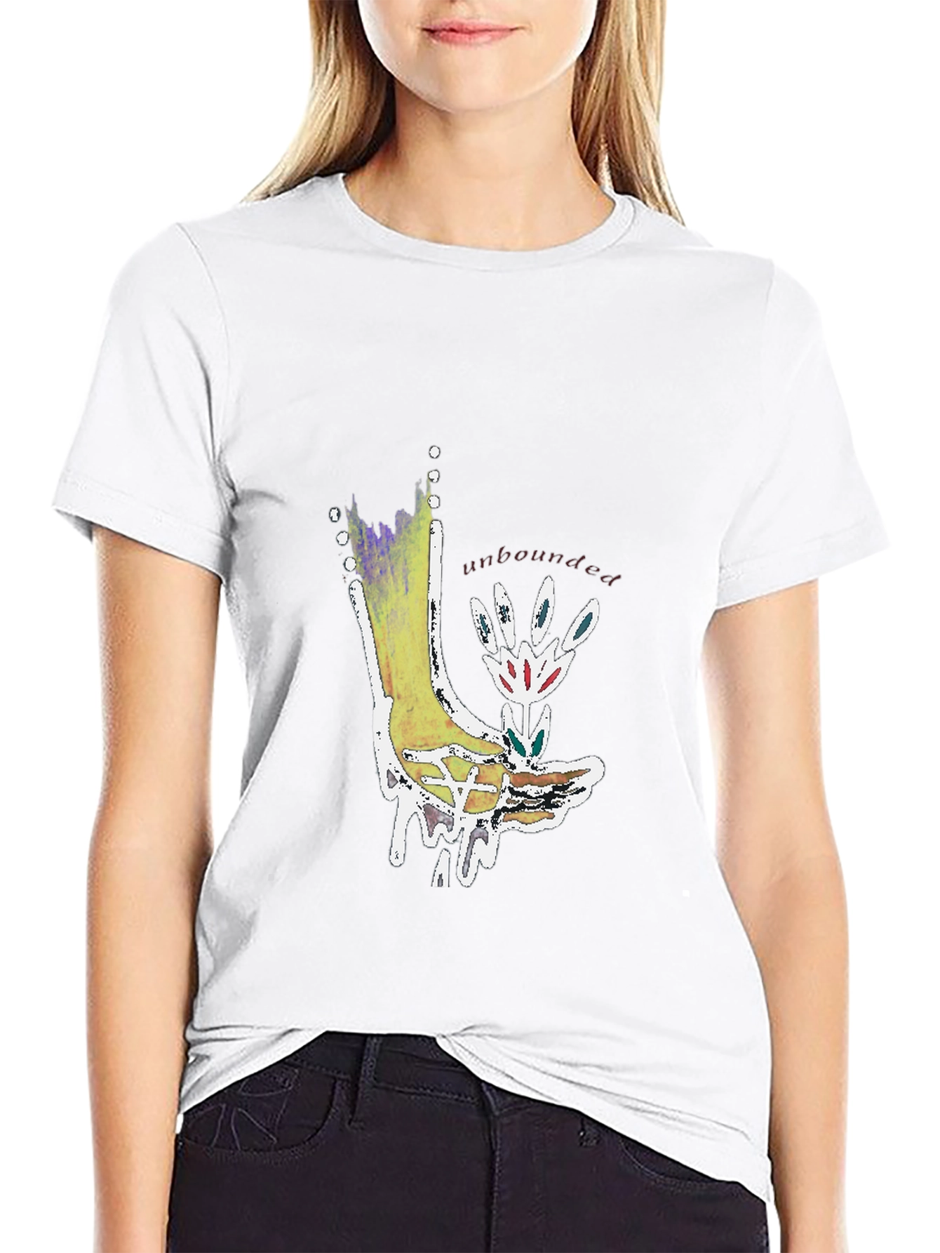 Unbounded Graphic Tee - Unique Artistic Design