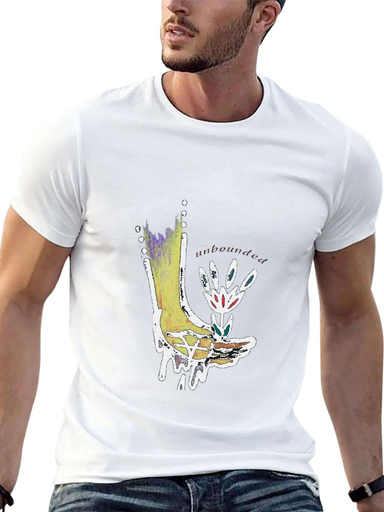 Unbounded Graphic Tee - Unique Artistic Design