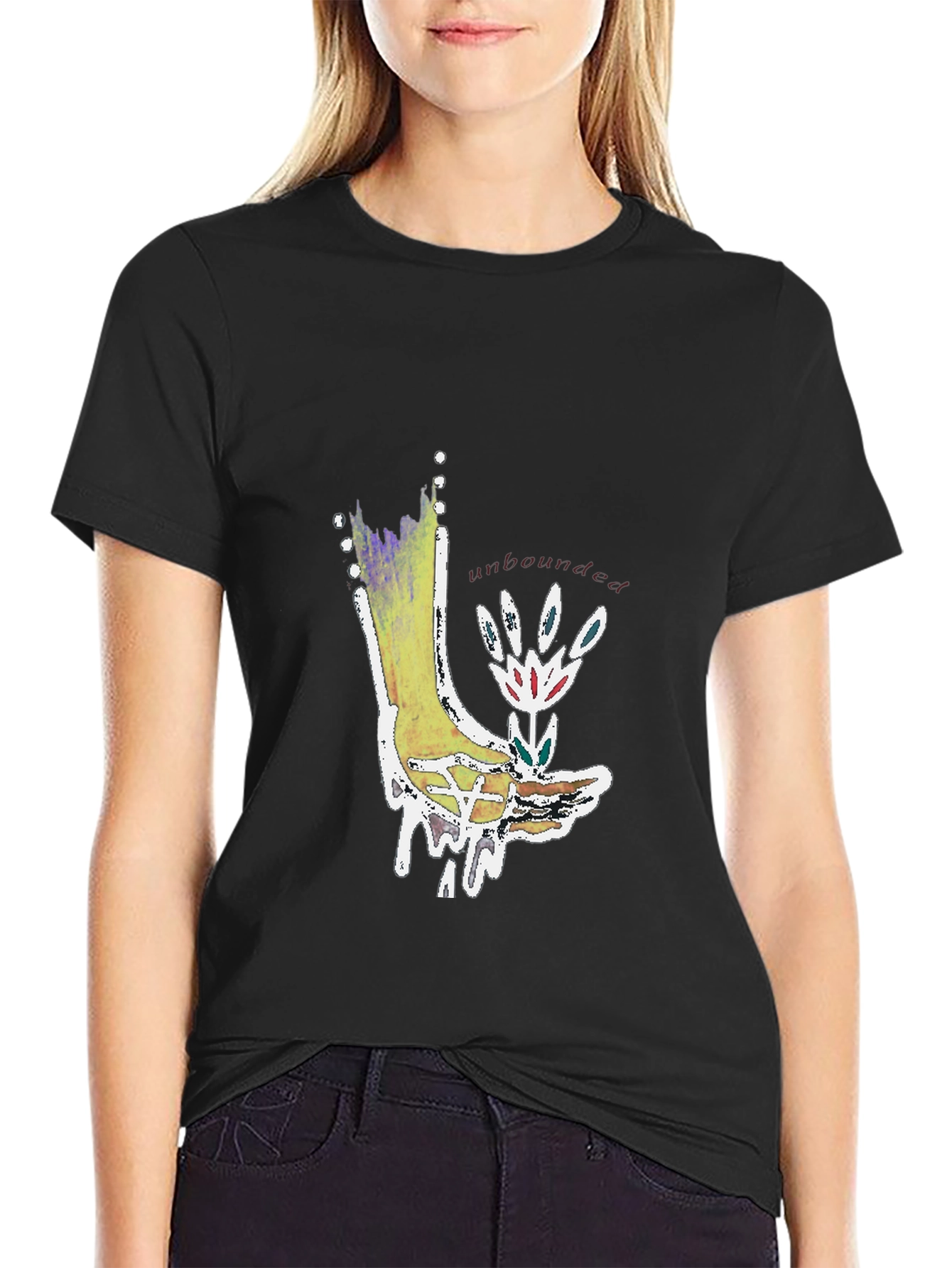 Unbounded Graphic Tee - Unique Artistic Design