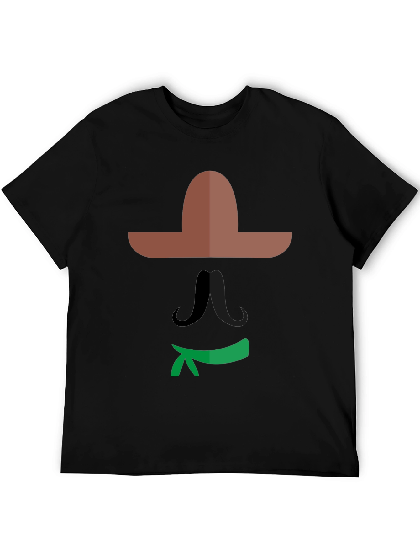 Mexican Graphic Tee - Black Cotton Shirt
