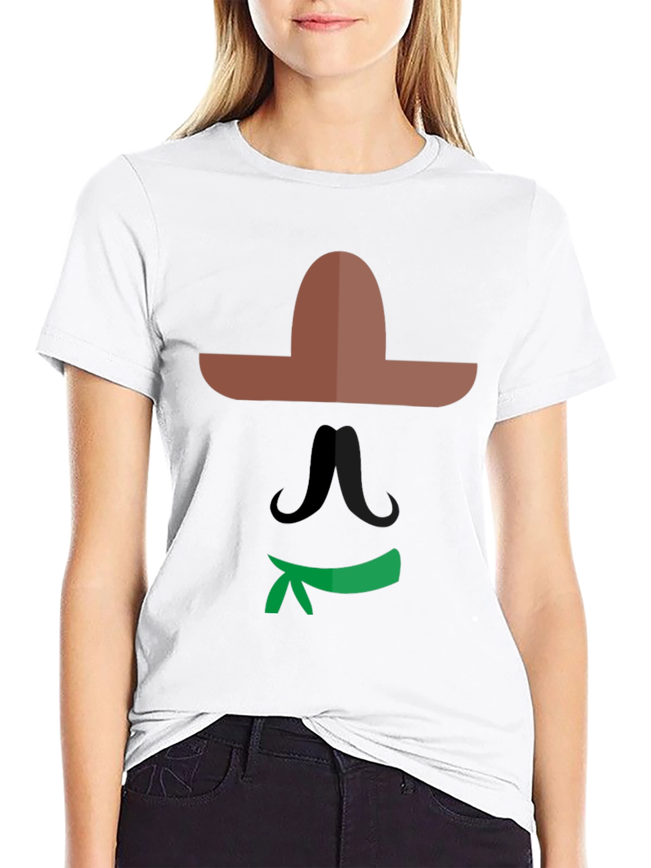 Mexican Graphic Tee - Black Cotton Shirt