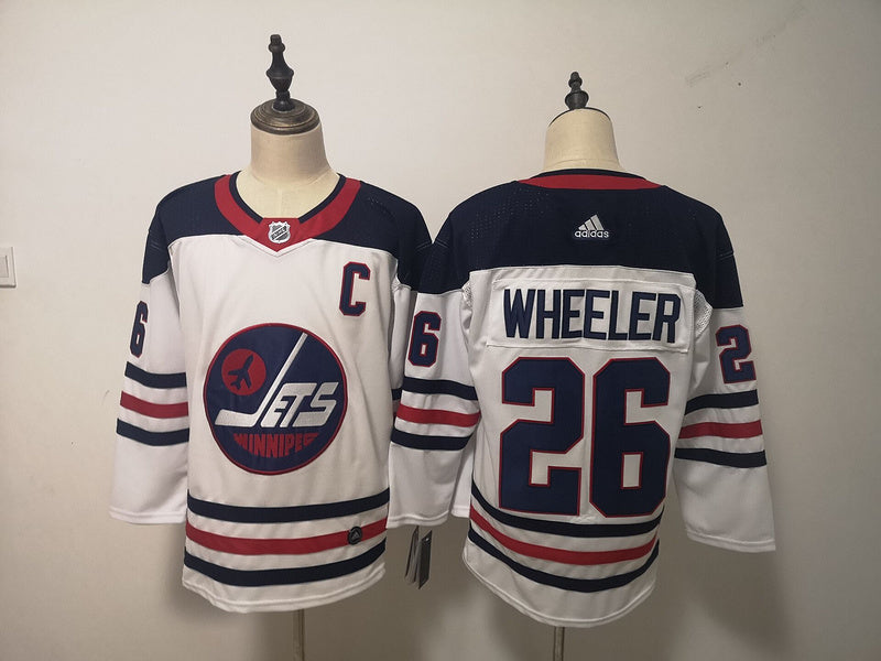 Men's Winnipeg Jets Blake Wheeler #26 White Player Jerseys