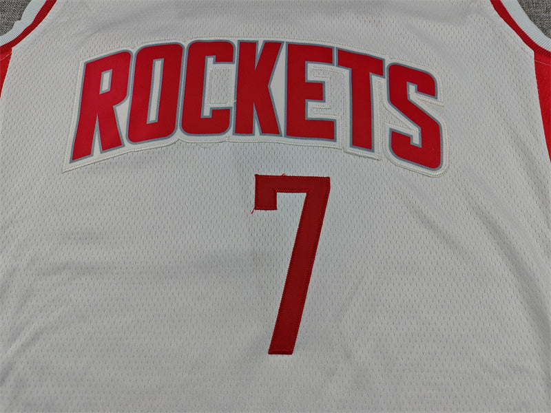 Men's Houston Rockets Kevin Durant #7 White 2020/21 Swingman Jersey - Association Edition