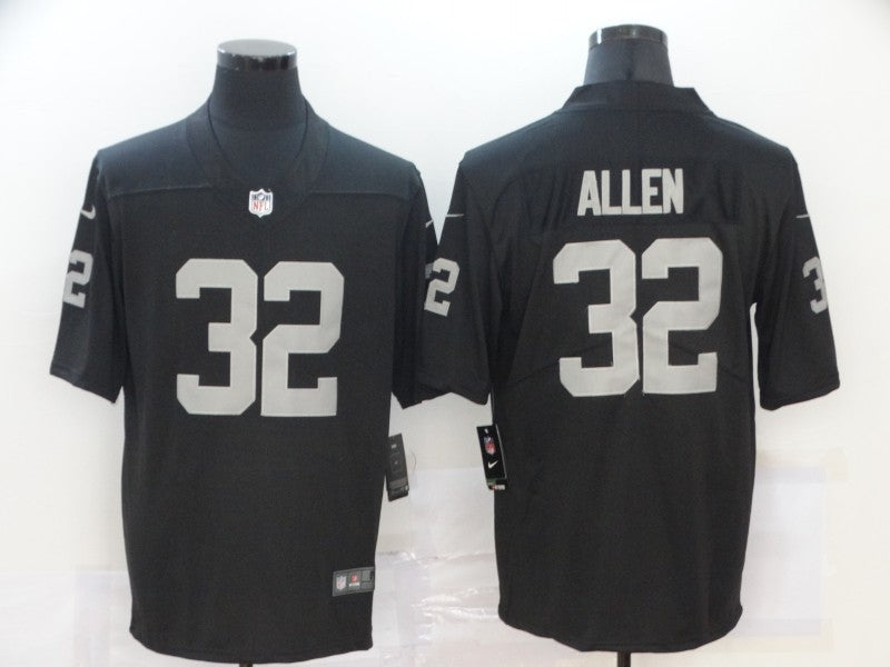 Men's Las Vegas Raiders Marcus Allen #32 Black Game Player Jerseys