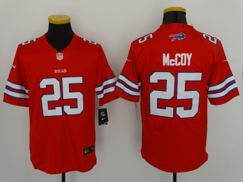 Men's Buffalo Bills LeSean McCoy #25 Red Game Jerseys