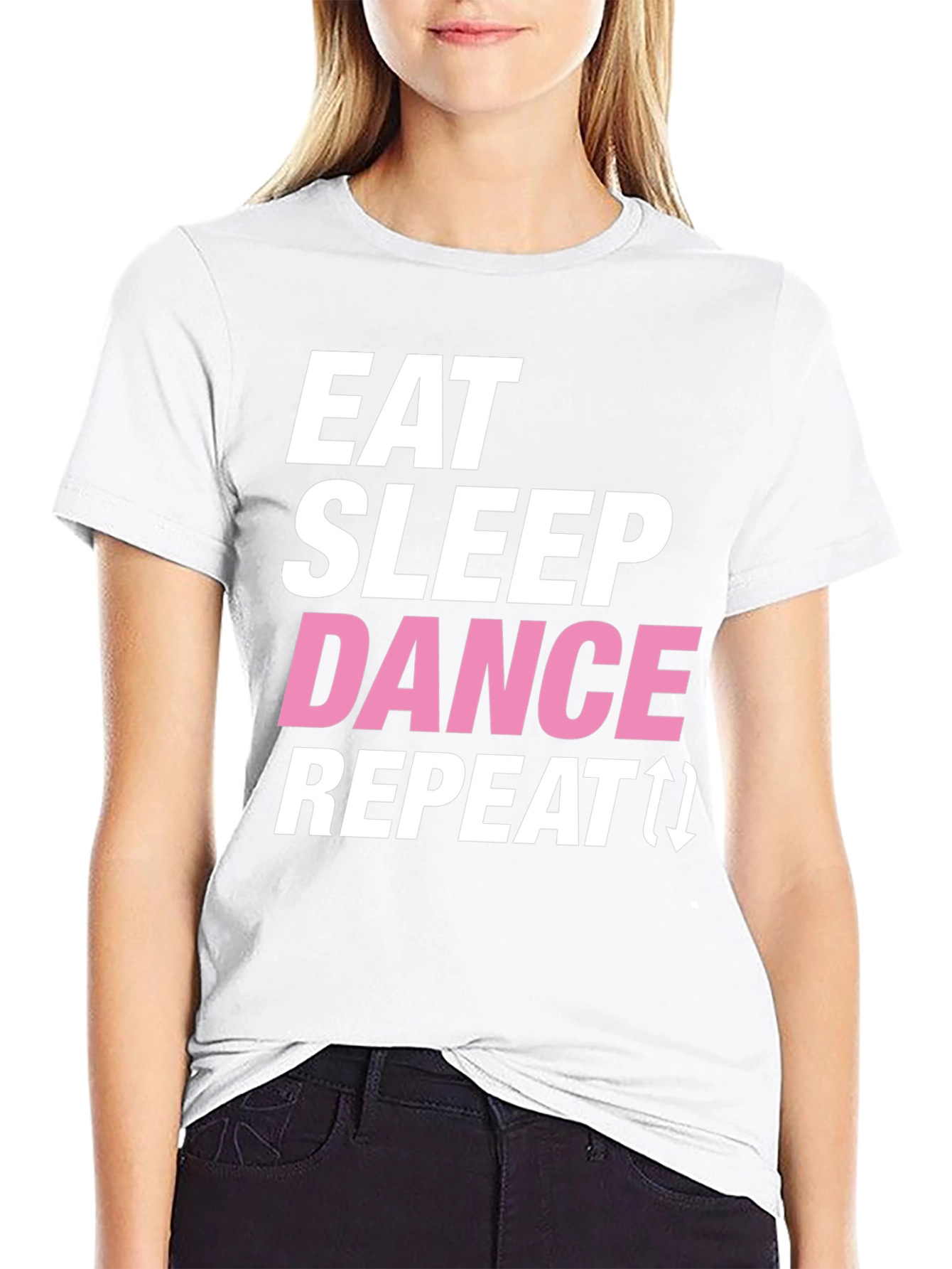 Eat Sleep Dance Repeat Graphic Tee