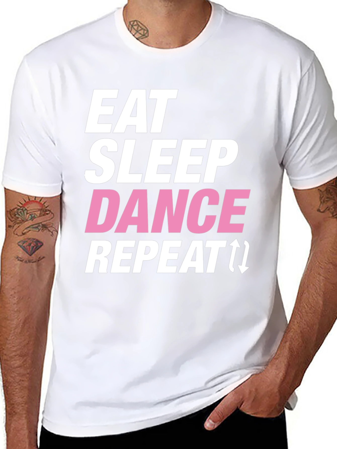 Eat Sleep Dance Repeat Graphic Tee