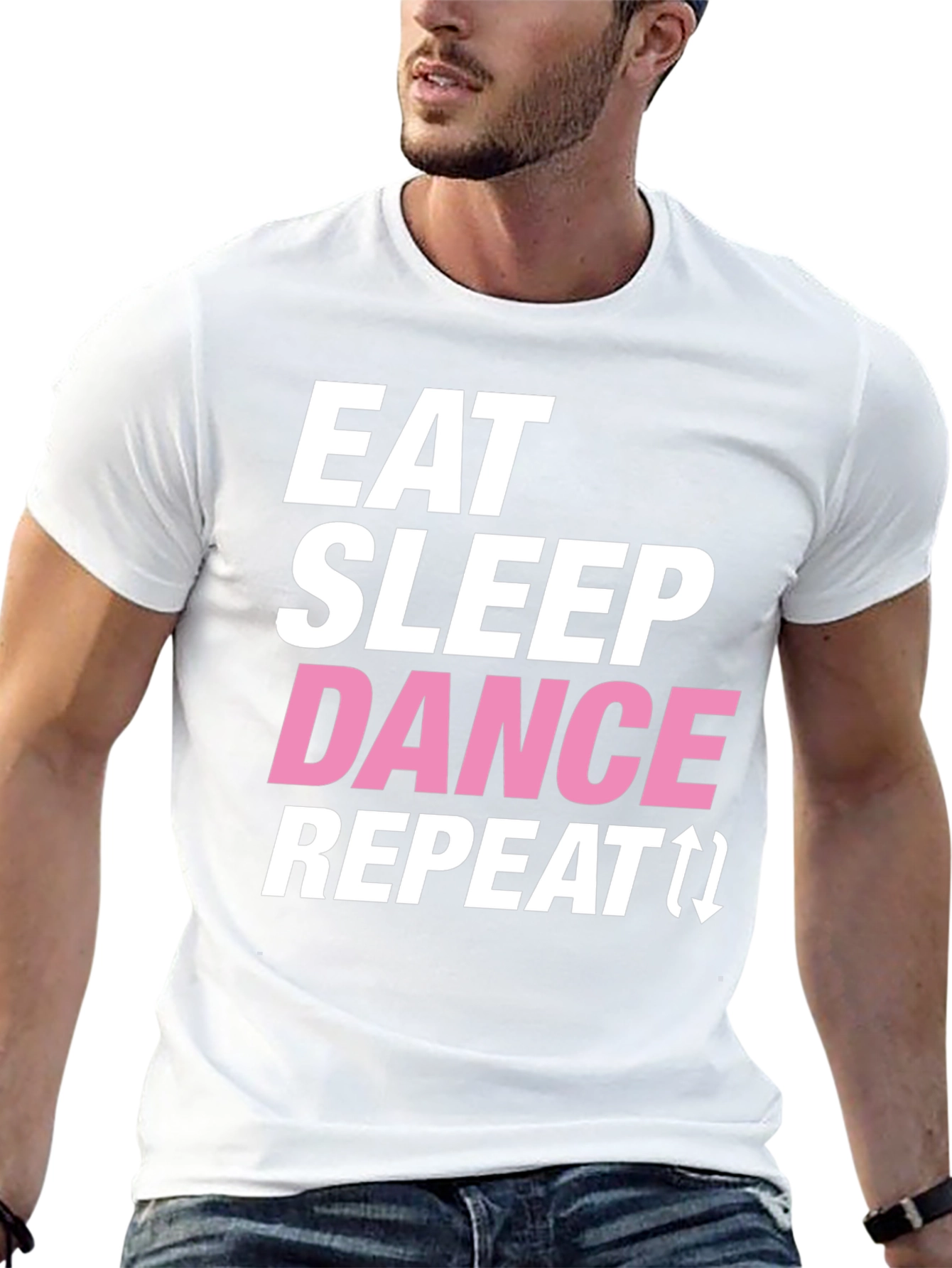 Eat Sleep Dance Repeat Graphic Tee