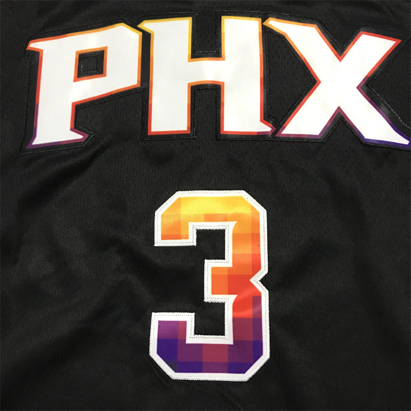 Men's Phoenix Suns Chris Paul #3 Black Swingman Jerseys - Statement Edition