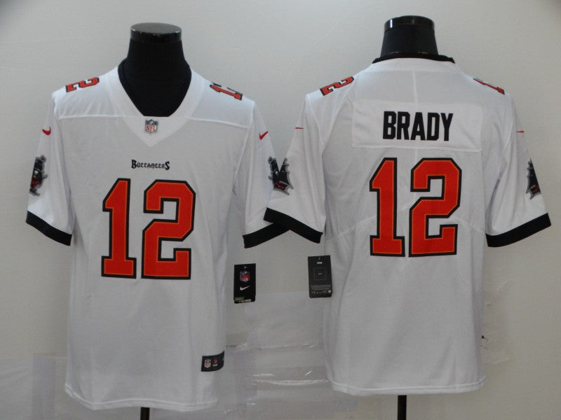 Men's Tampa Bay Buccaneers Tom Brady #12 White Game Jerseys