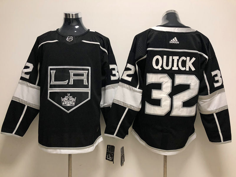 Men's Los Angeles Kings Jonathan Quick #32 Black Home Breakaway Jerseys