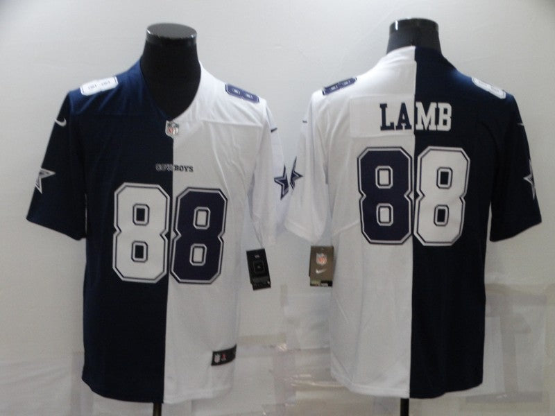 Men's Dallas Cowboys CeeDee Lamb #88 Navy/White Game Jerseys
