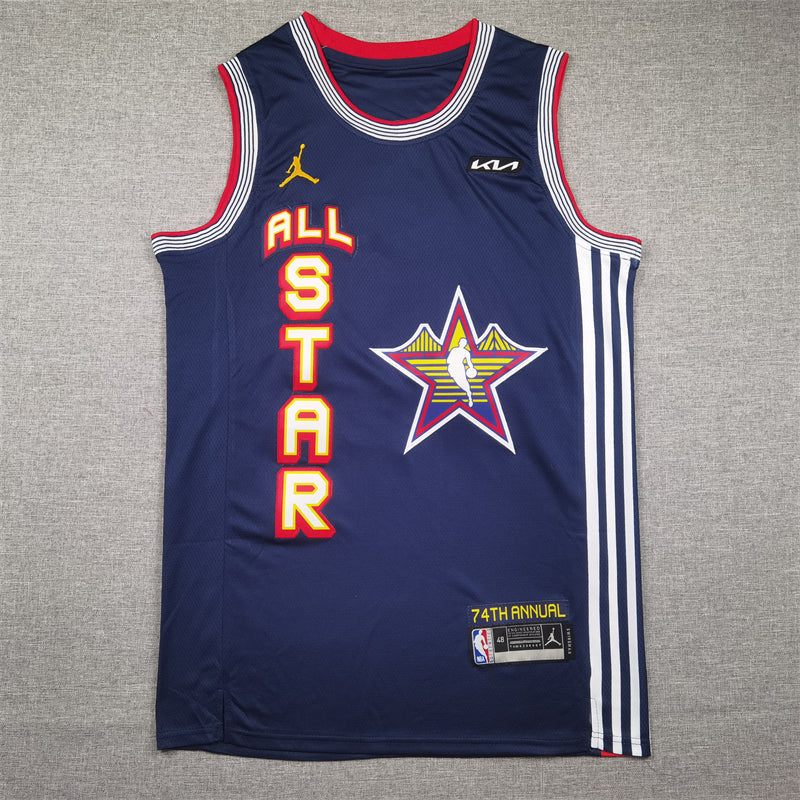 Men's Minnesota Timberwolves Anthony Edwards #5 Navy 2025 NBA All-Star Game Swingman Player Jerseys