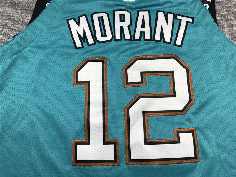 Men's Memphis Grizzlies Ja Morant #12 Green Classic Jerseys