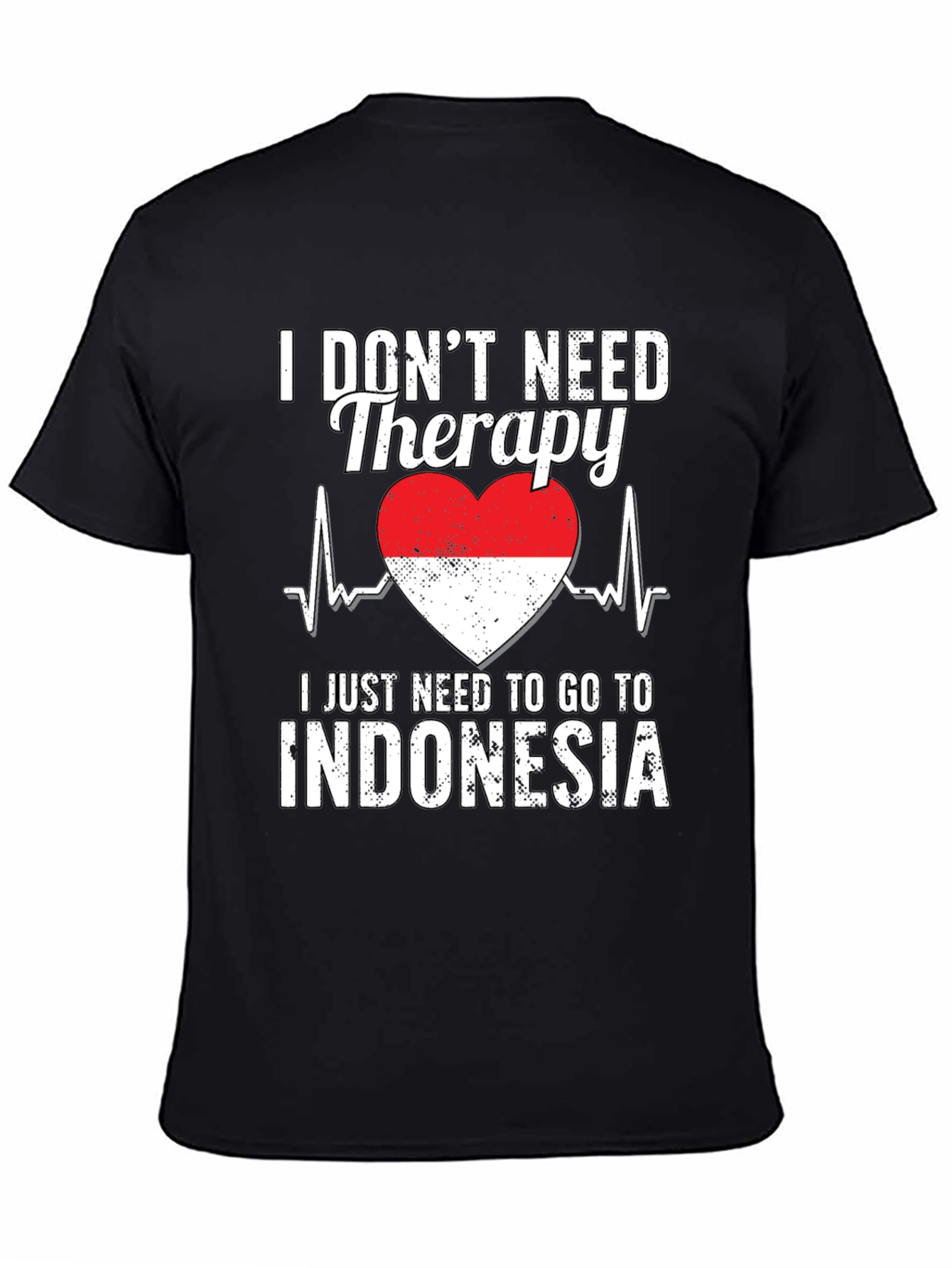 Indonesia Therapy Heartbeat T-Shirt
