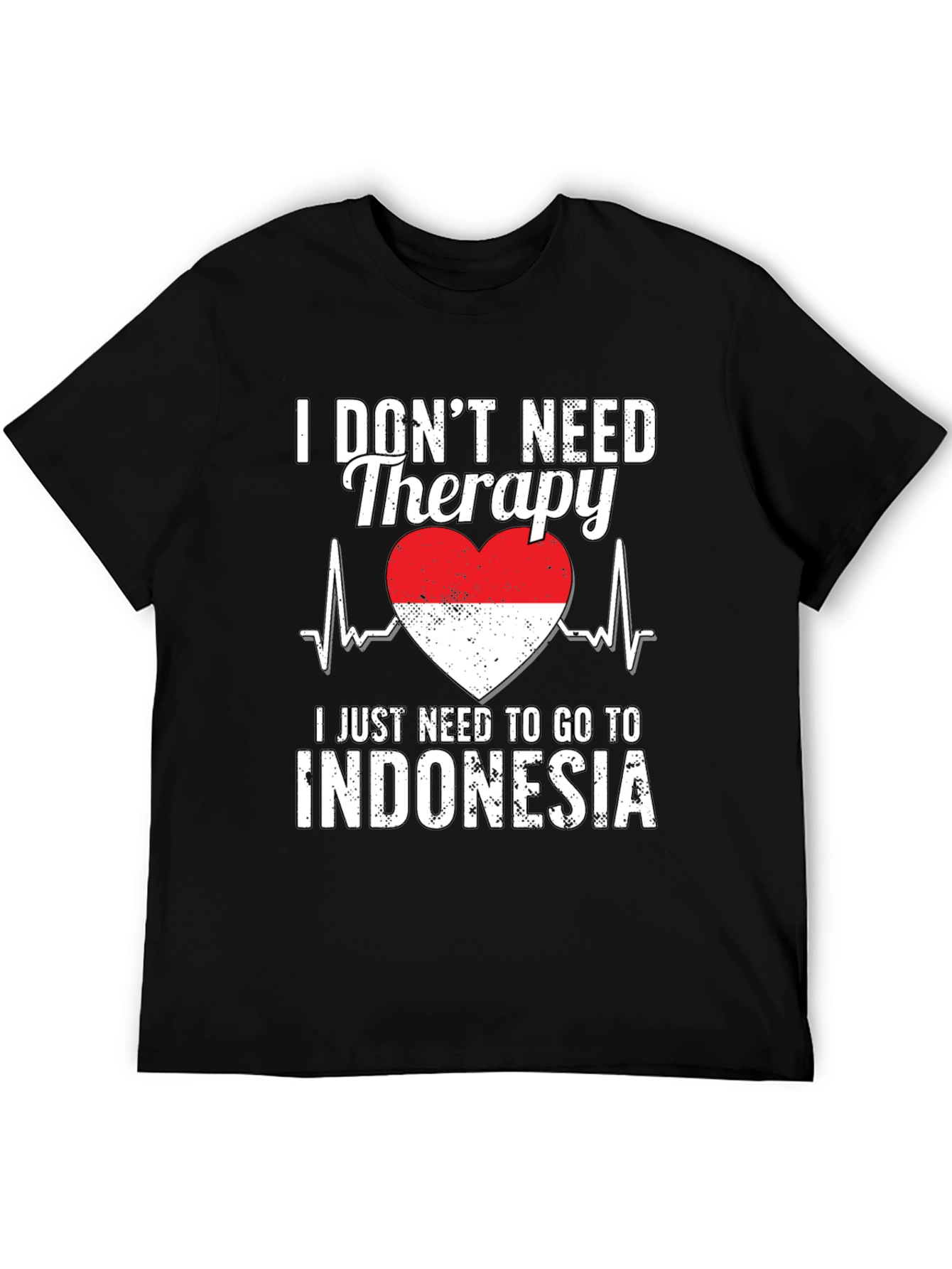 Indonesia Therapy Heartbeat T-Shirt