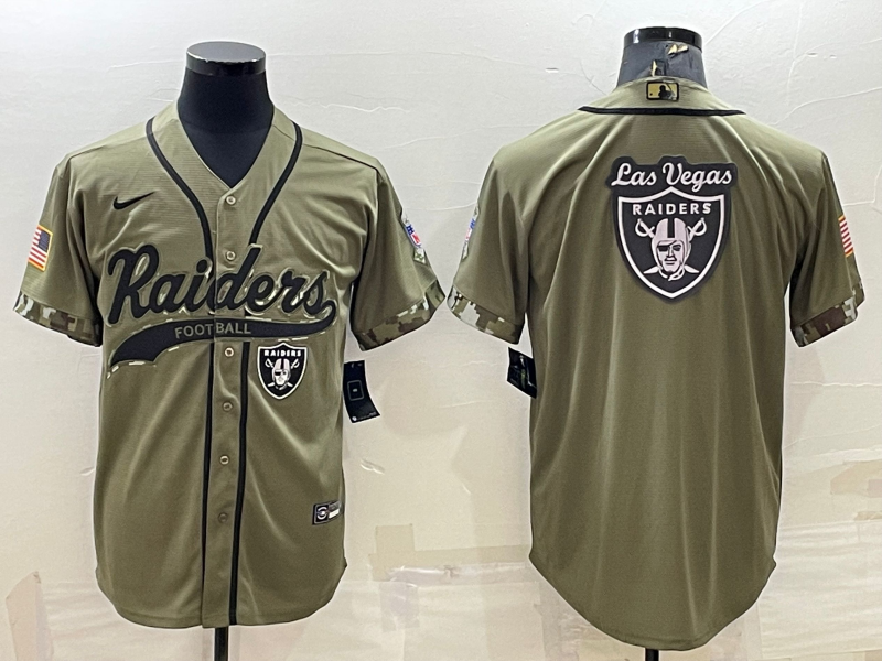 Men's Las Vegas Raiders Olive 2022 Salute To Service Limited Jerseys