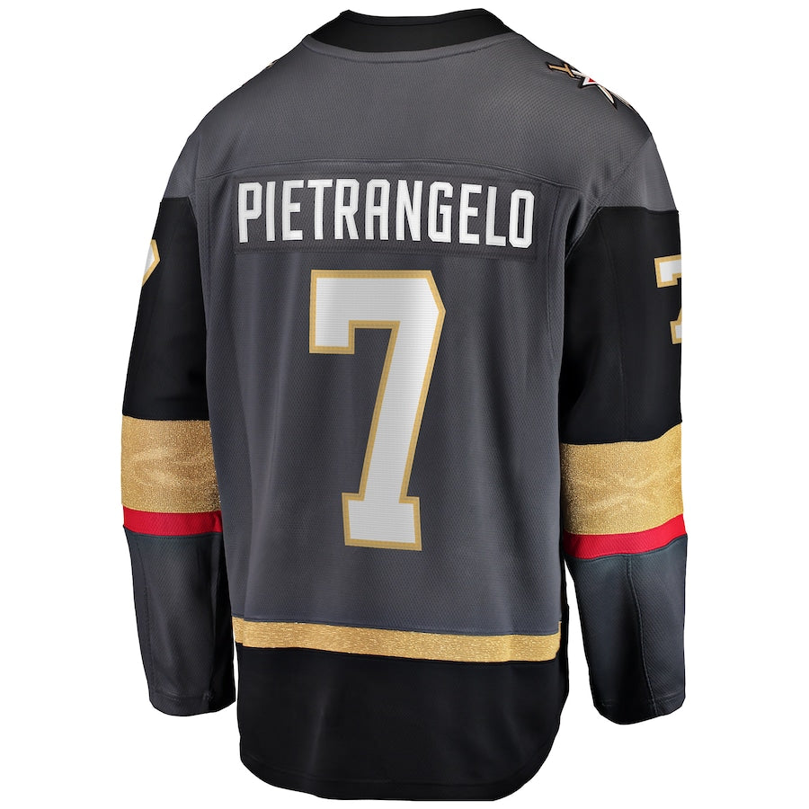 Men's Vegas Golden Knights Alex Pietrangelo Fanatics Black Breakaway Player Jersey