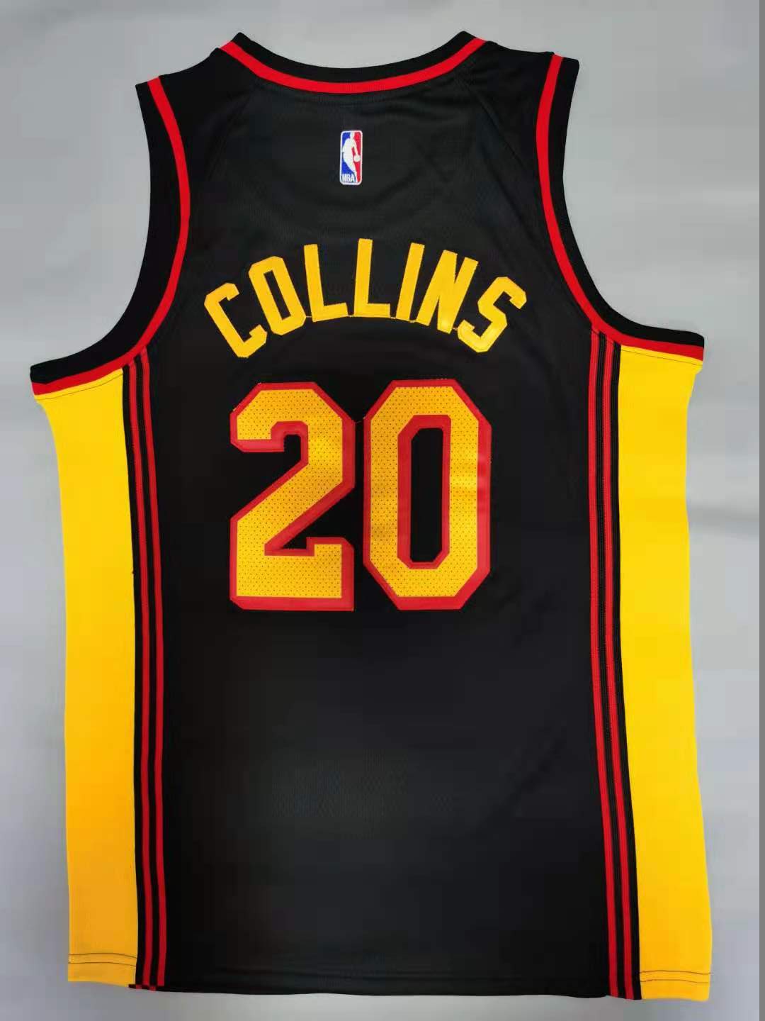 Men's Atlanta Hawks John Collins #20 Black 2020/21 Swingman Jerseys