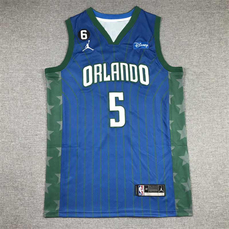 Men's Orlando Magic Paolo Banchero #5 Royal 2022/23 Swingman Jerseys - Statement Edition