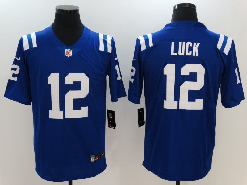 Men's Indianapolis Colts Andrew Luck Blue Game Jerseys