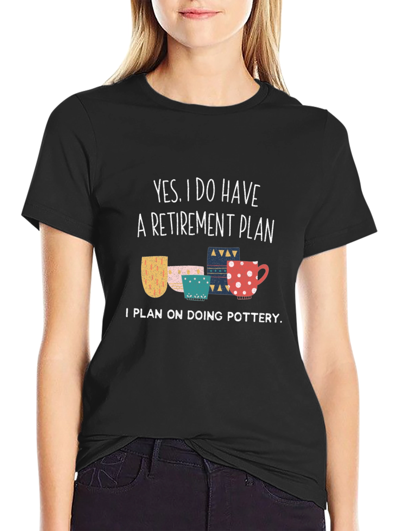 Funny Pottery Retirement Plan T-Shirt