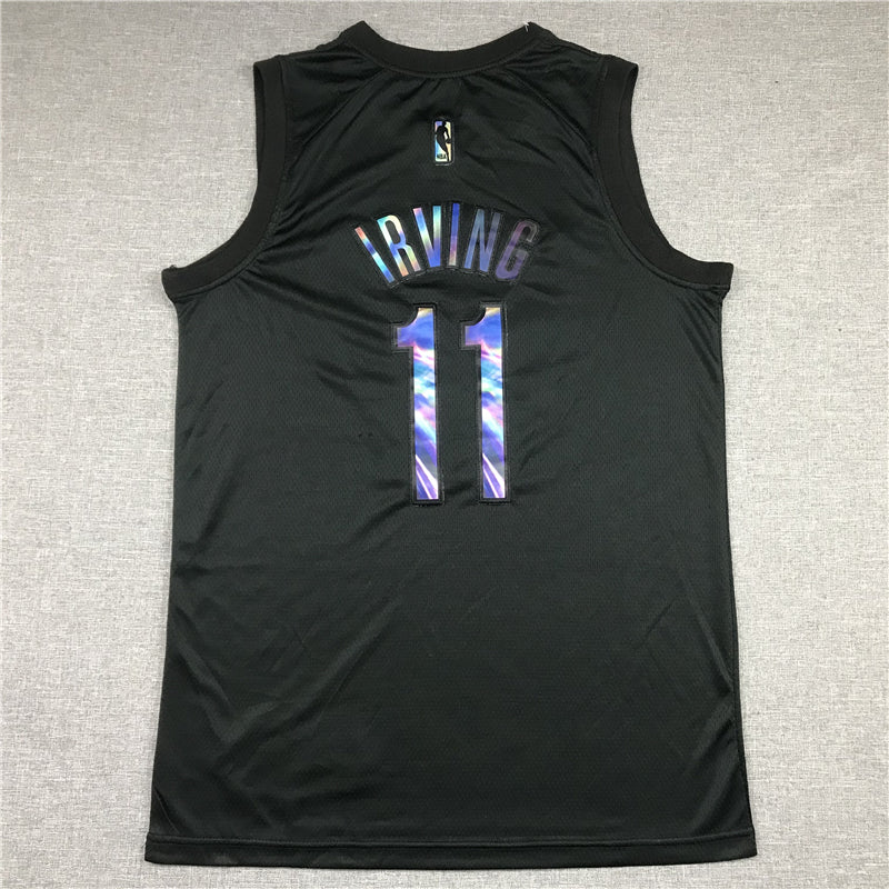 Men's Brooklyn Nets Kyrie Irving #11 Black Swingman Player Jerseys