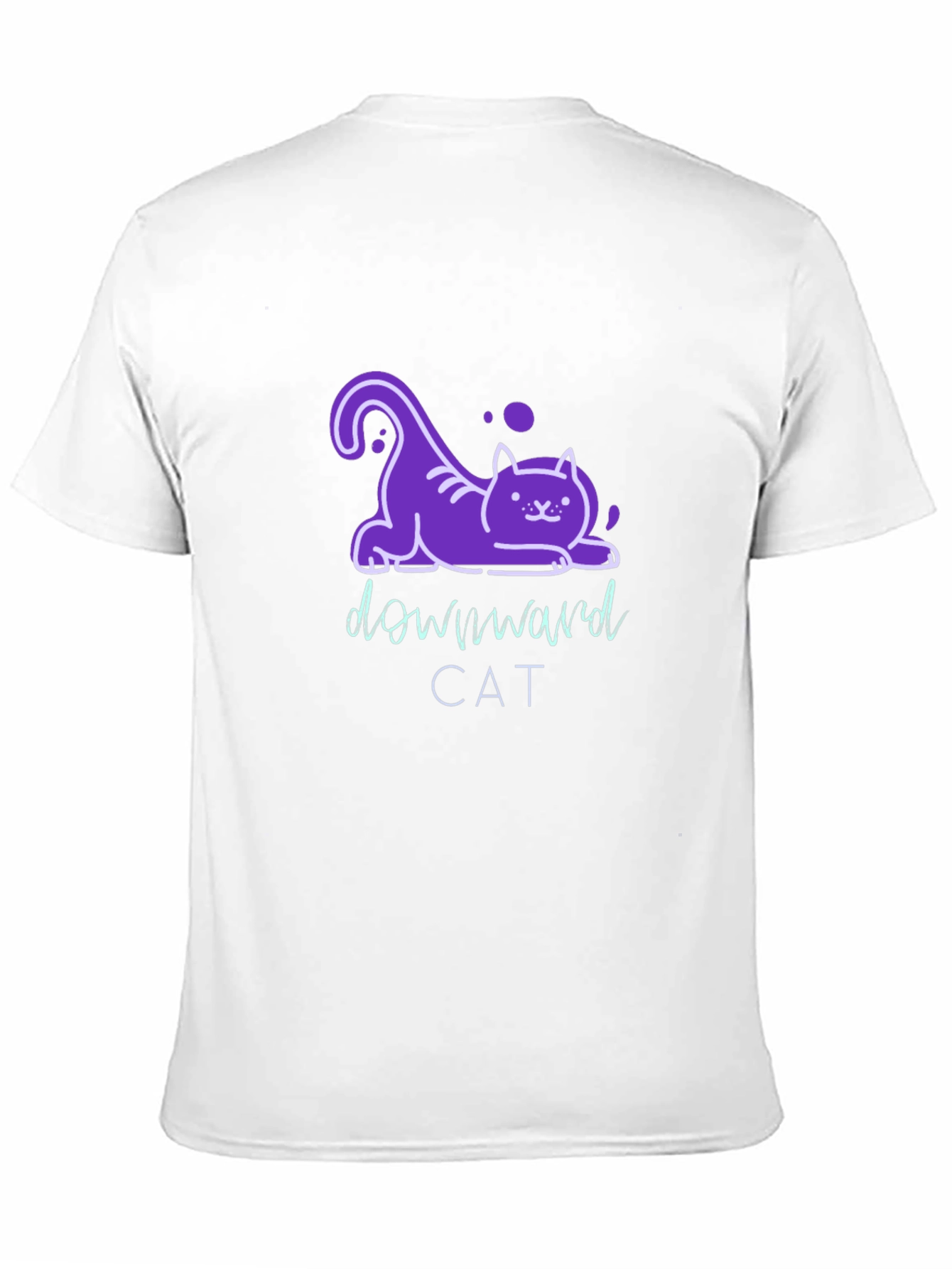 Downward Cat T-Shirt - Fun Yoga Inspired Tee