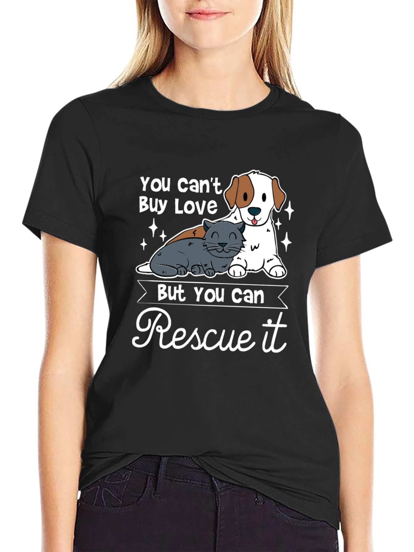 Rescue Pet T-Shirt: Adopt Dont Shop!