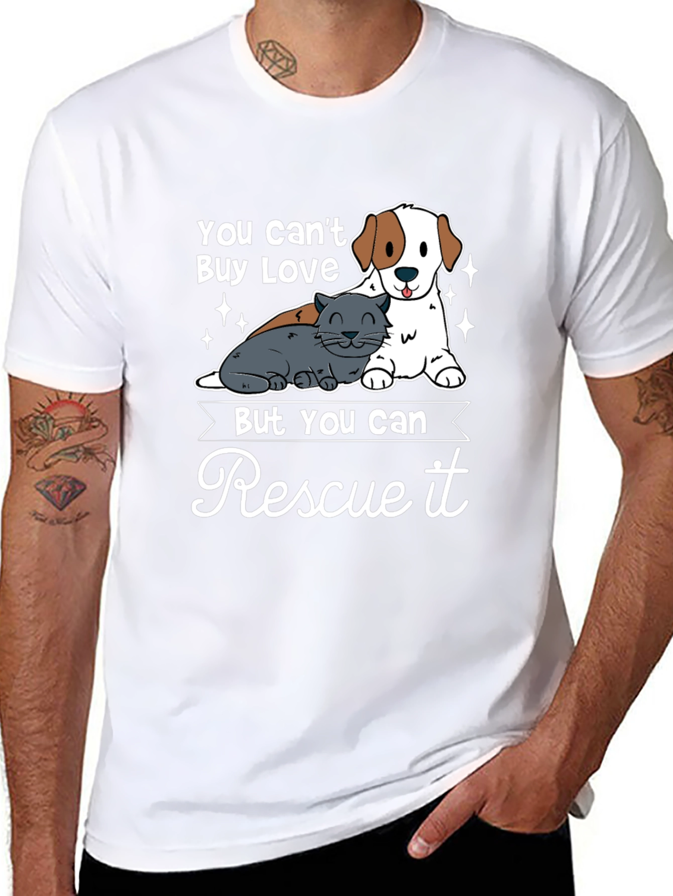 Rescue Pet T-Shirt: Adopt Dont Shop!