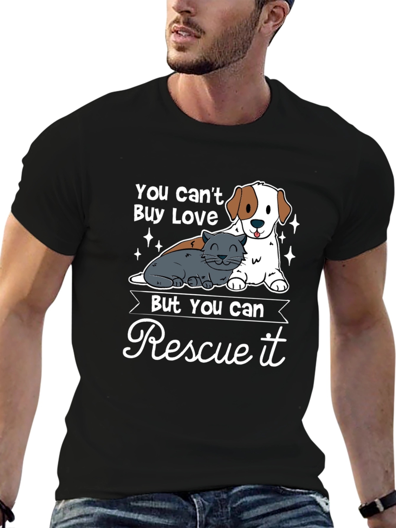 Rescue Pet T-Shirt: Adopt Dont Shop!