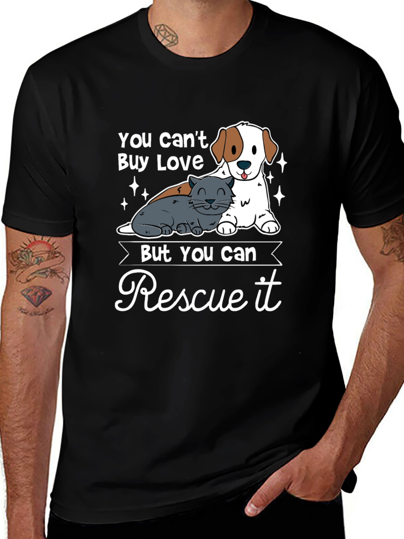 Rescue Pet T-Shirt: Adopt Dont Shop!