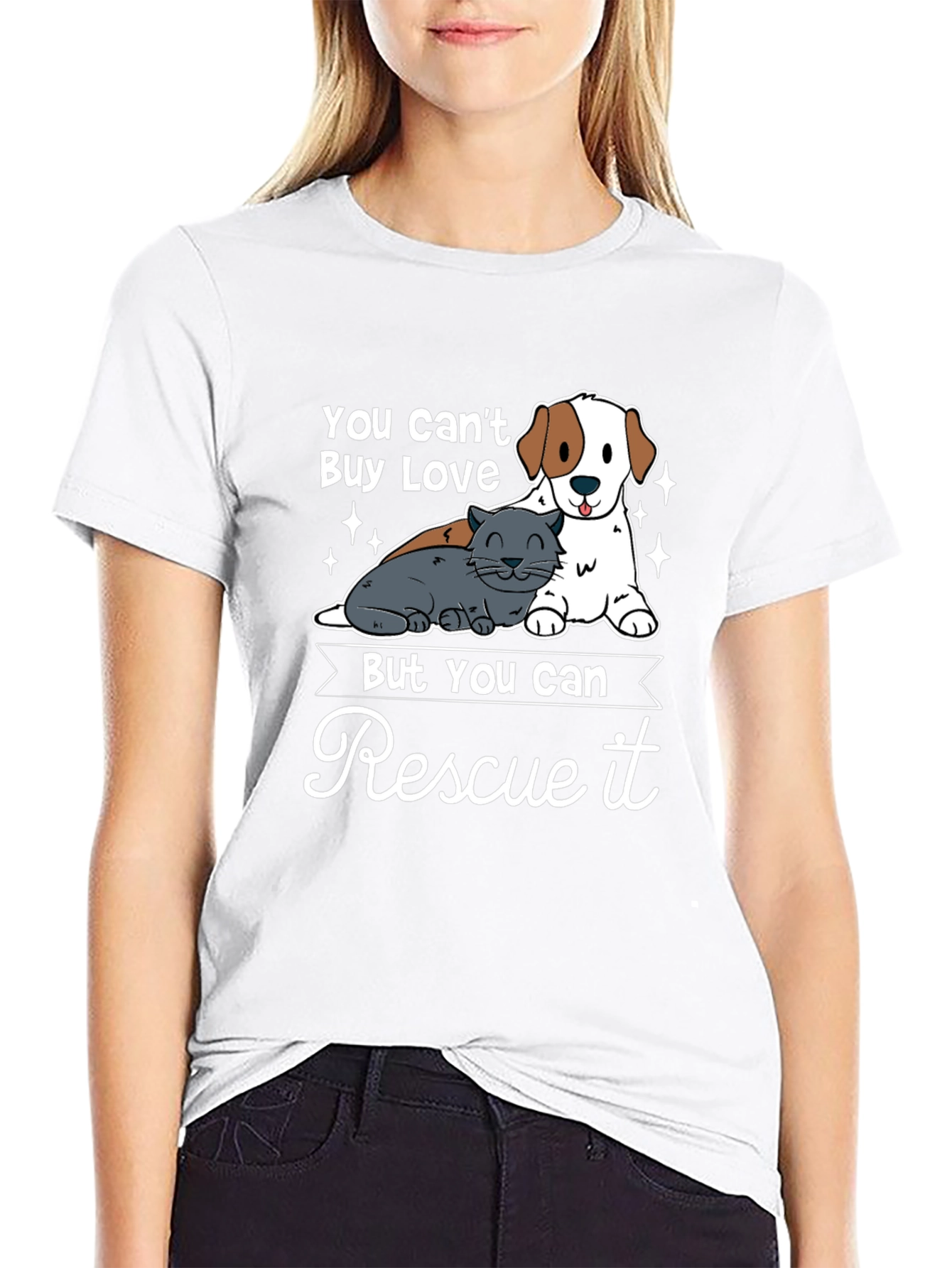Rescue Pet T-Shirt: Adopt Dont Shop!