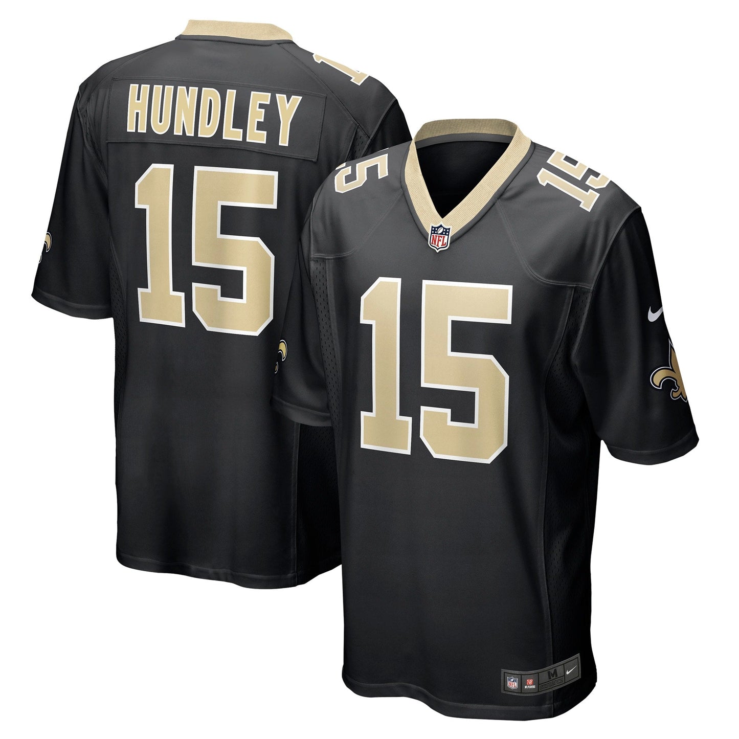 Brett Hundley New Orleans Saints Nike Game   Jersey - Black