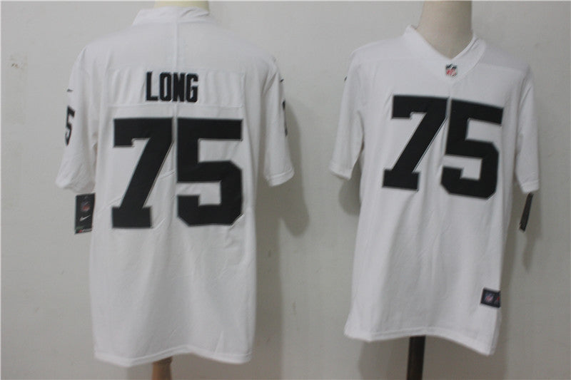 Men's Las Vegas Raiders Howie Long #75 White Game Player Jerseys