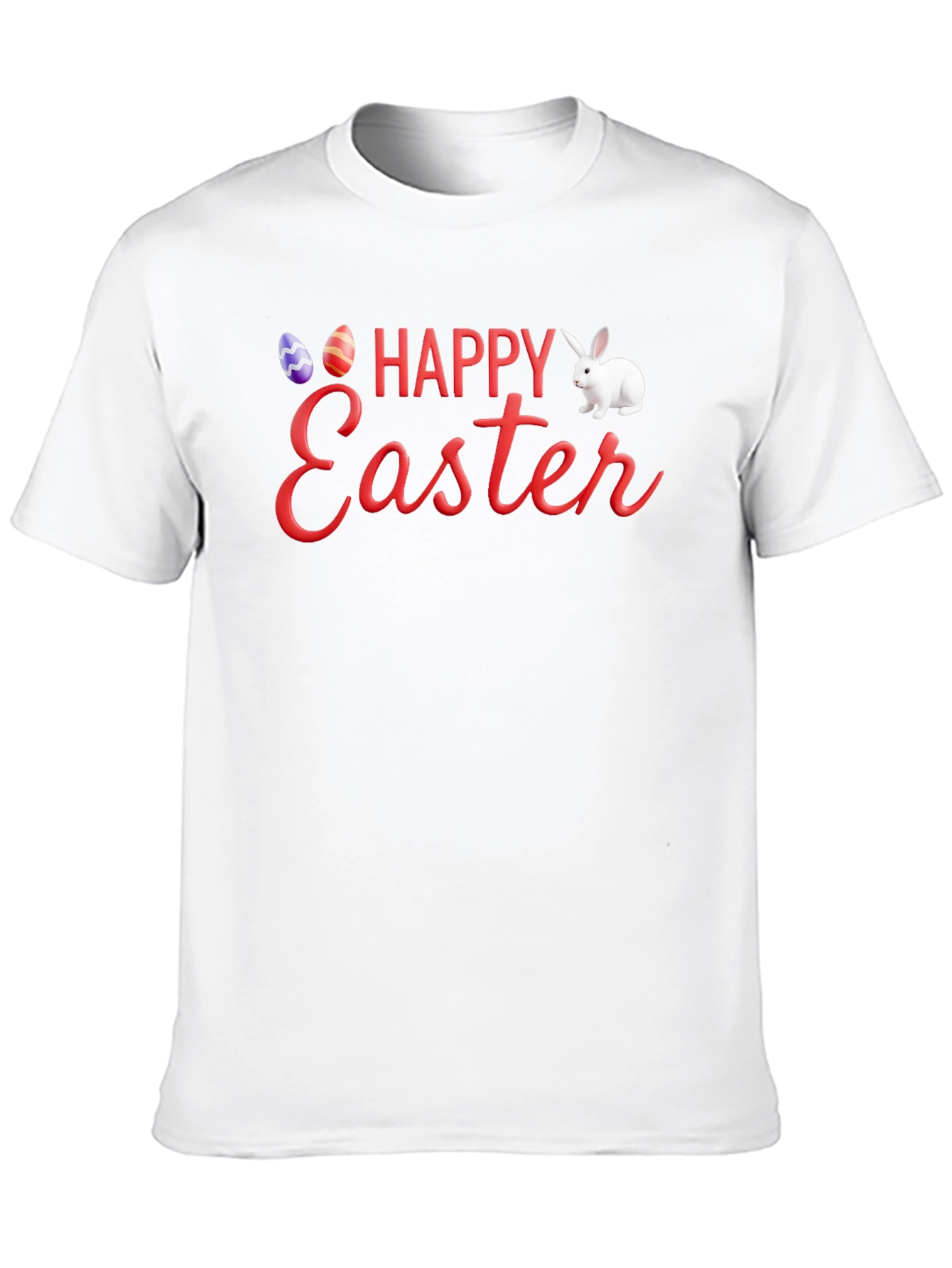 Happy Easter Black T-Shirt