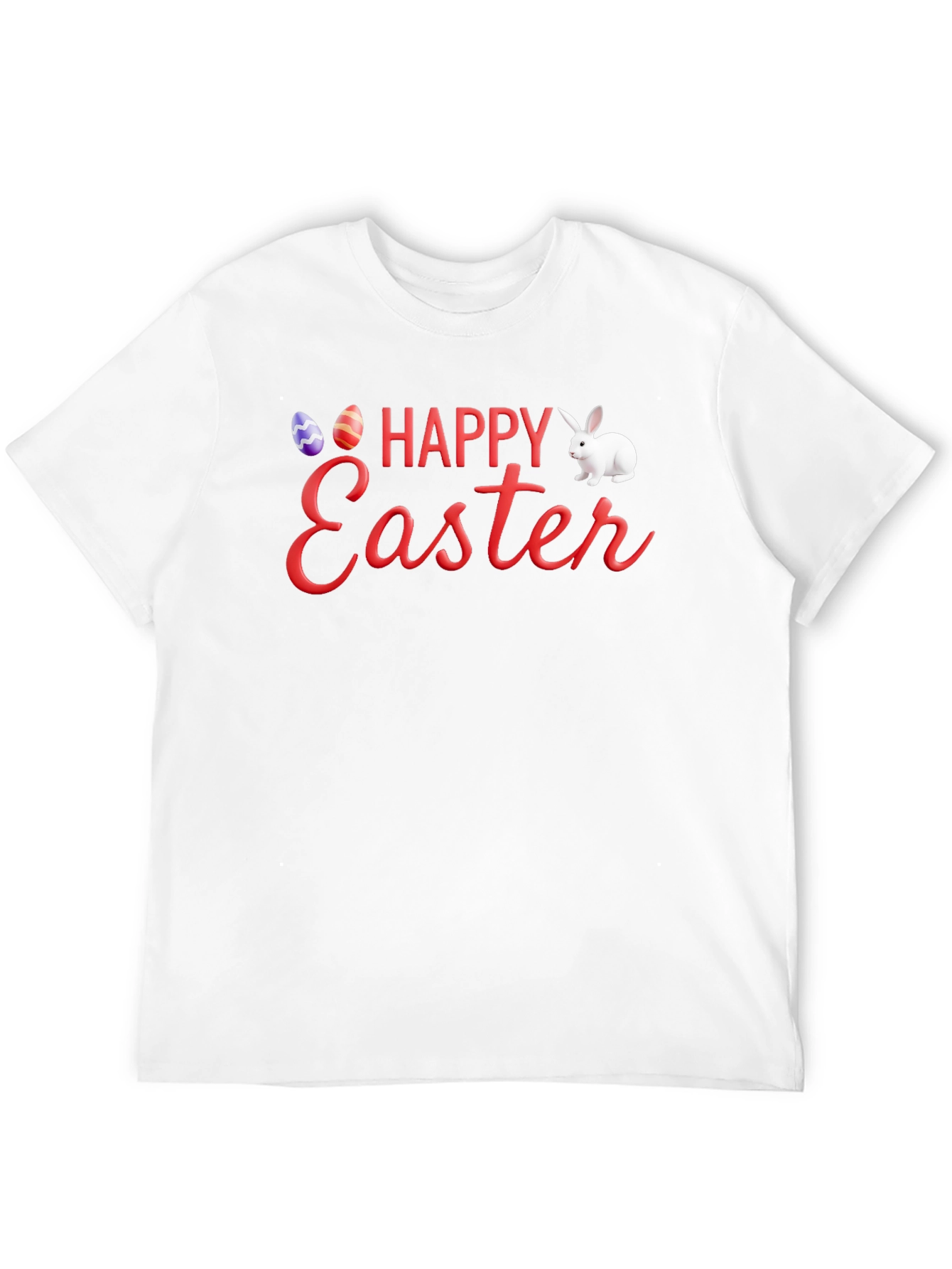 Happy Easter Black T-Shirt