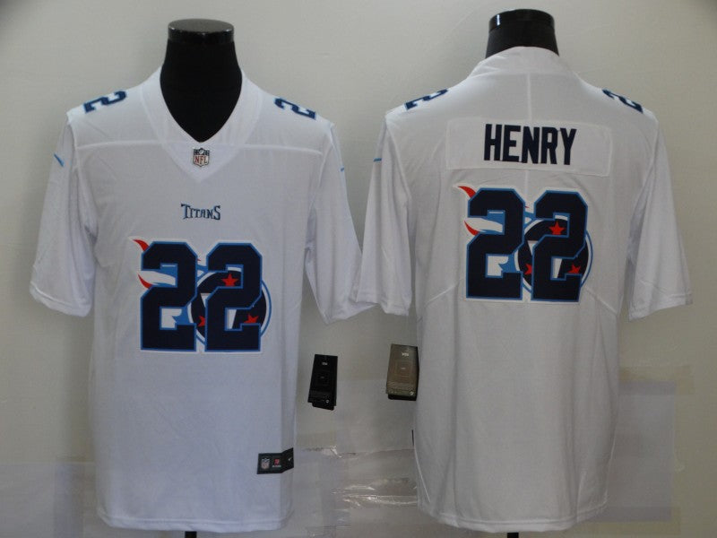 Men's Tennessee Titans Derrick Henry #22 White Game Player Jerseys